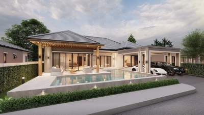 Private Poolvilla in der Stadt